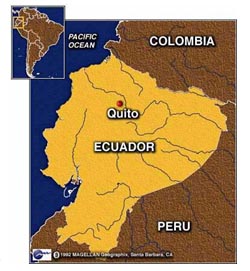 Mapa Ecuador